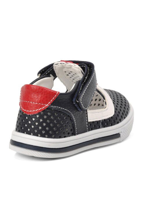 Navy Blue-Red Unisex Childrens Casual Shoes 2234 B