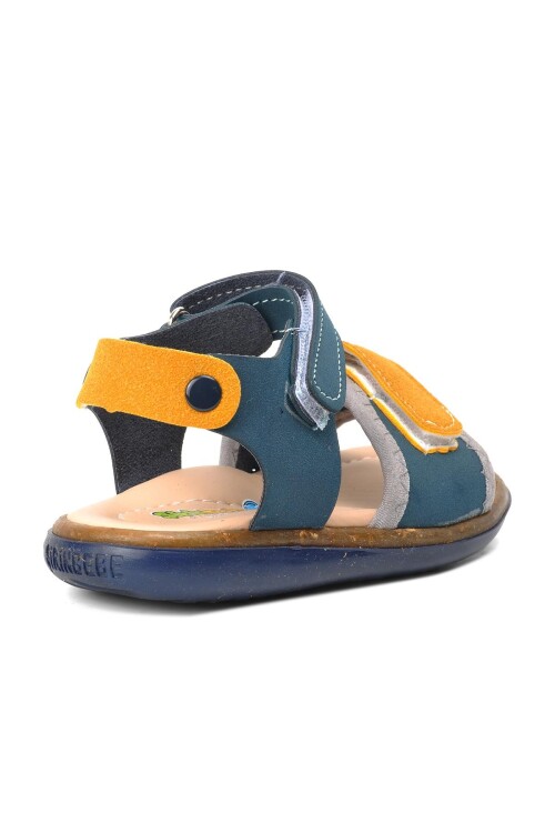 Lacivert-Hardal  Bebek Düz Sandalet 22Y06 B