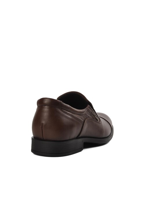 Kahve Hakiki Deri Erkek Klasik Ayakkabı 2330-1 M