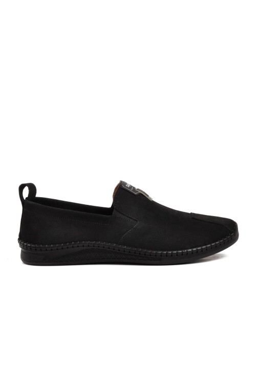 Black Nubuck Mens Casual Shoes 308 M