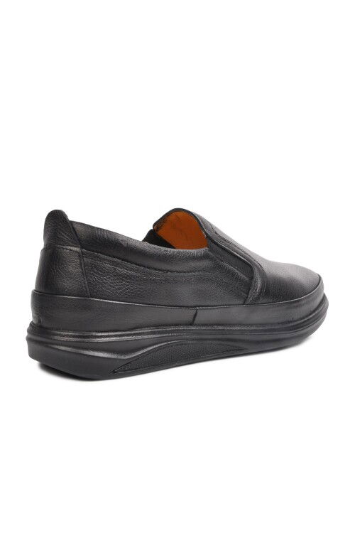 Black Genuine Leather Mens Casual Shoes 478 M