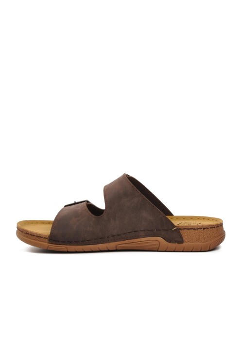 Brown Mens Slippers Ayakmod 64.002 M