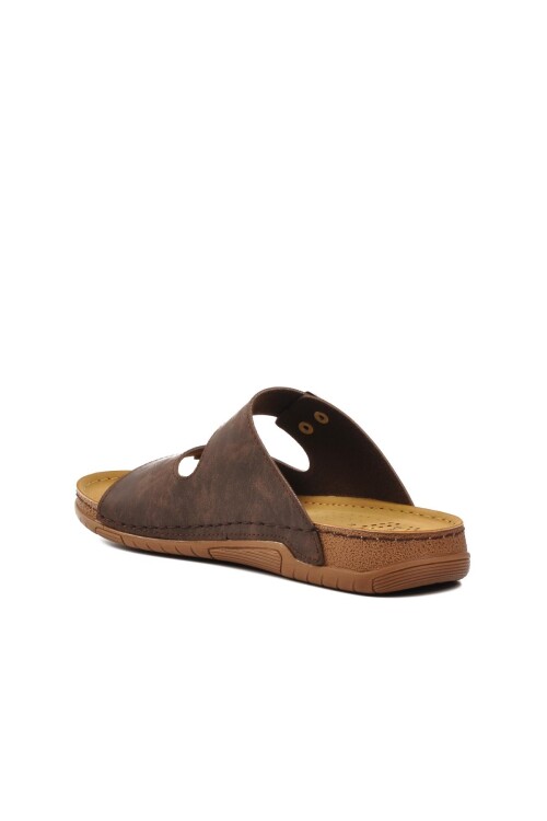 Brown Mens Slippers Ayakmod 64.002 M