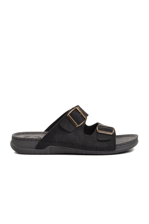 Black Mens Slippers Ayakmod 64.002 M