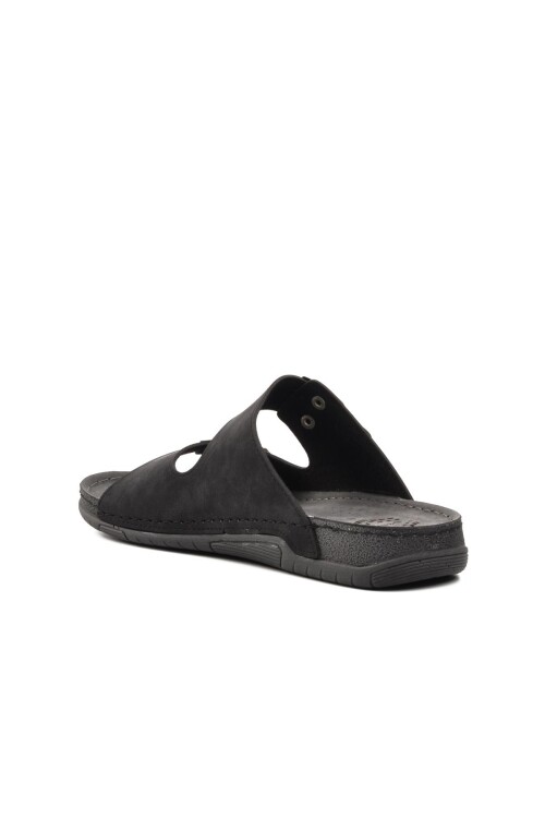 Black Mens Slippers Ayakmod 64.002 M