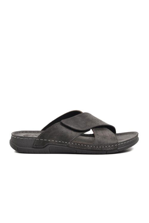 Grey Mens Slippers Ayakmod 64.004 M