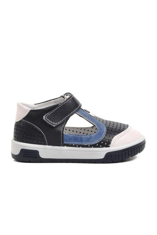 Navy Blue White Orthopedic Unisex Childrens Shoes 3000 B