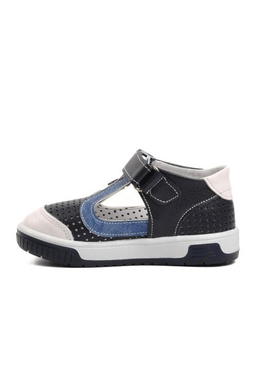 Navy Blue White Orthopedic Unisex Childrens Shoes 3000 B