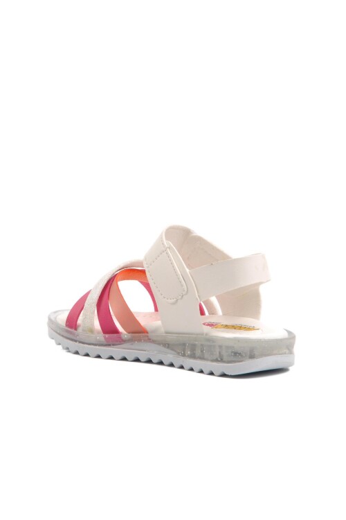 White Pink Orthopedic Baby Sandals 9000 B