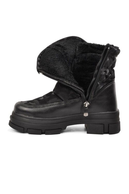 Black Childrens Snow Boots Belz F