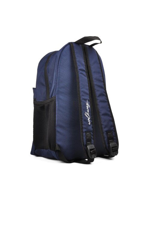 Navy Blue Unisex Backpack Hump