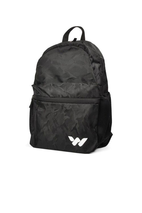 Black Camouflage Unisex Backpack Hump