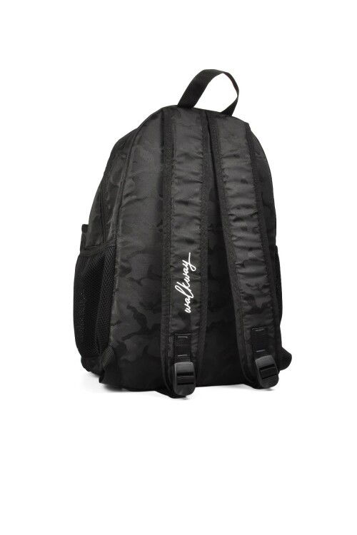 Black Camouflage Unisex Backpack Hump