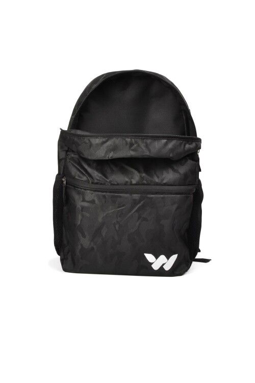 Black Camouflage Unisex Backpack Hump