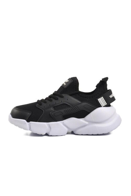Black-White Unisex Sneakers Hura G