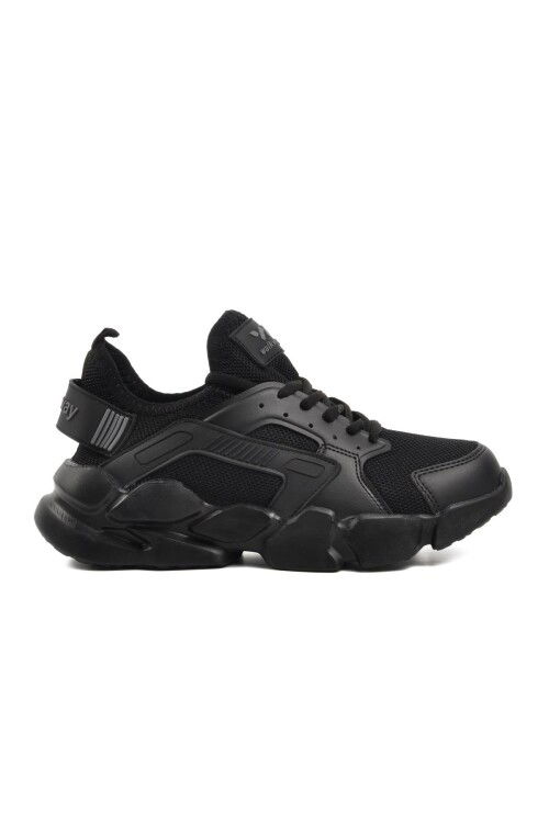 Black-Black Unisex Sneakers Hura G