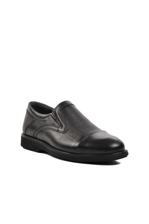 Black Genuine Leather Mens Classic Shoes M1806 M