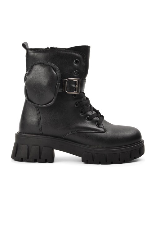 Siyah  Kadın Bot Meru Z