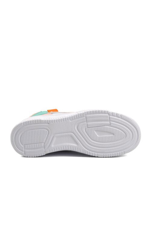 White-Aqua Green Unisex Sneakers Nefertiti G