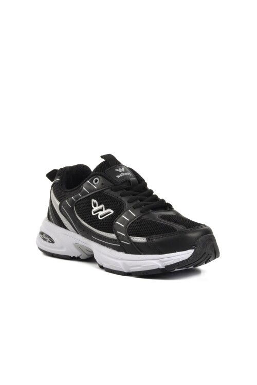 Black-White Unisex Sneakers Run G