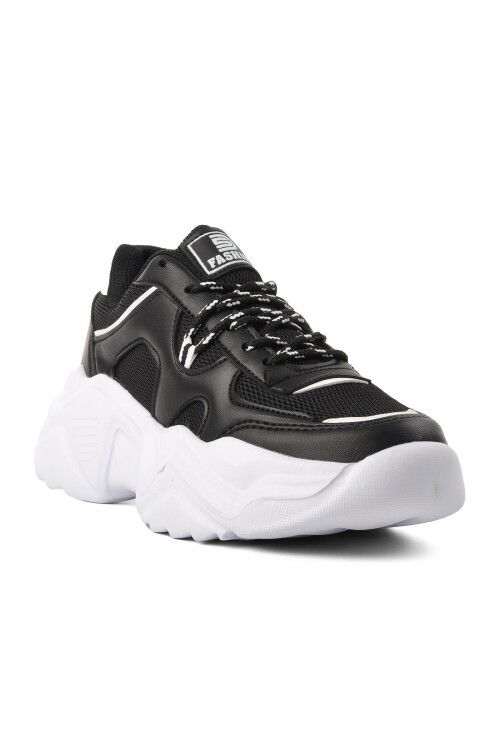 Black-White Womens Sneakers Saratov G