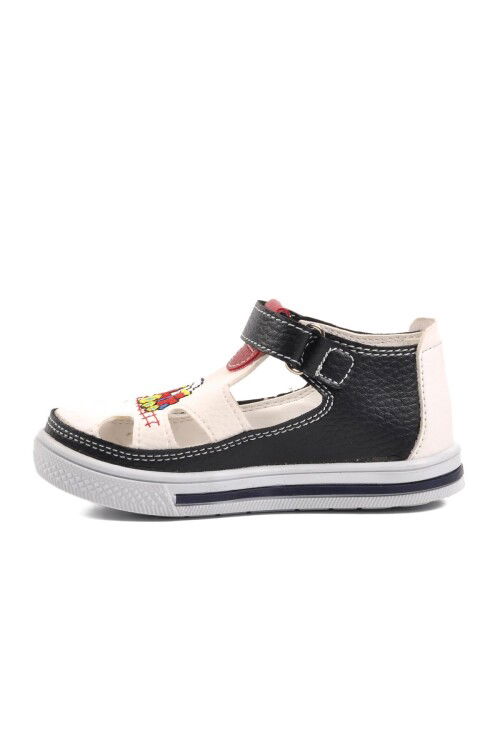 Navy Blue-White-Red Baby Daily Shoes Ayakmod Şng 1010 B
