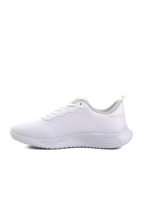 White Mesh Lightweight Flexible Mens Sneakers Aldan M