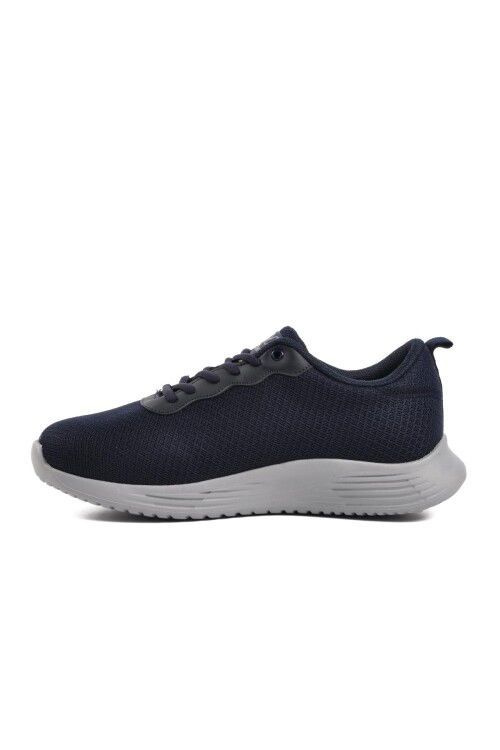 Navy Blue Ice Mesh Lightweight Flexible Mens Sneakers Aldan M