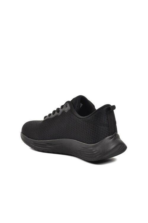 Black Mesh Lightweight Flexible Unisex Sneakers Aldan G