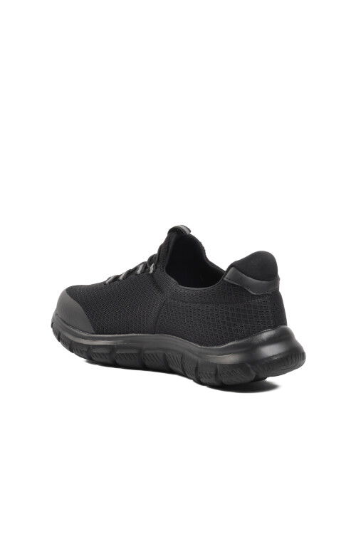 Black Mesh Lightweight Flexible Womens Sneakers Flexible M