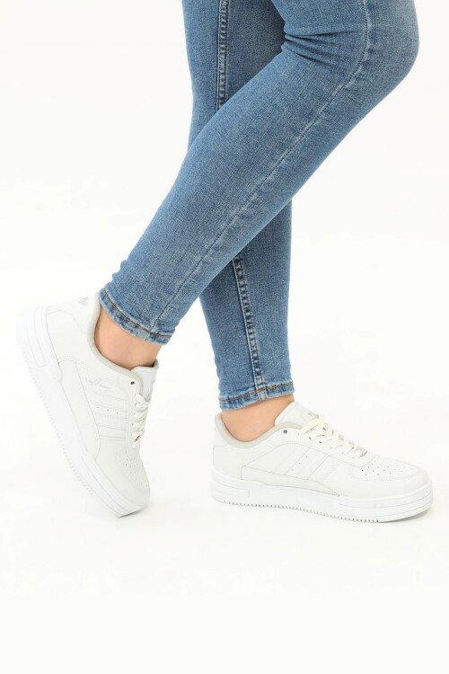 Beyaz  Unisex Spor Ayakkabı Sandy G