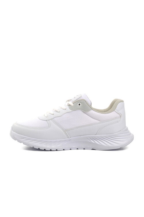 Troyes M White Large Size Mesh Lightweight Mens Sneakers