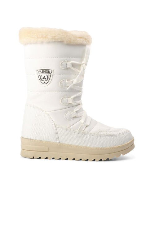 White Womens Snow Boots Yuja Z