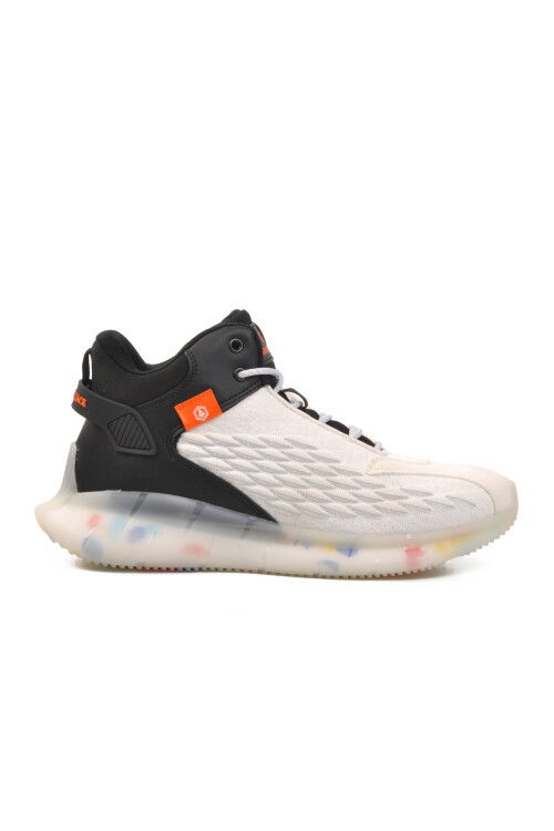 White-Black Mens Basketball Shoes Claudin 101 22352 M