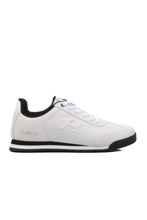 White-Black Faux Leather Mens Sneaker Pico 101 21540 M