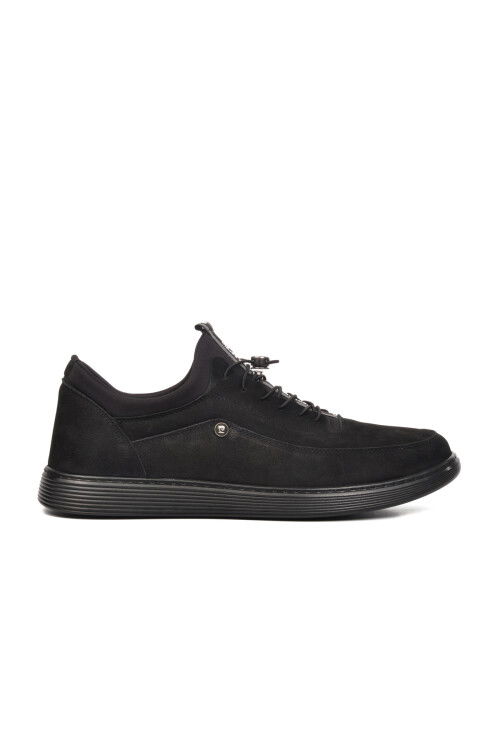 Black Nubuck Mens Casual Shoes 382003 M