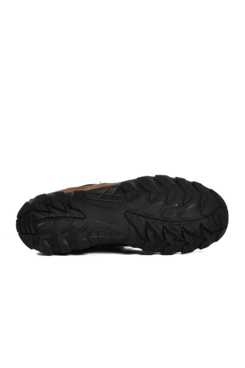 Dark Brown Genuine Leather Mens Outdoor Shoes M5537 M