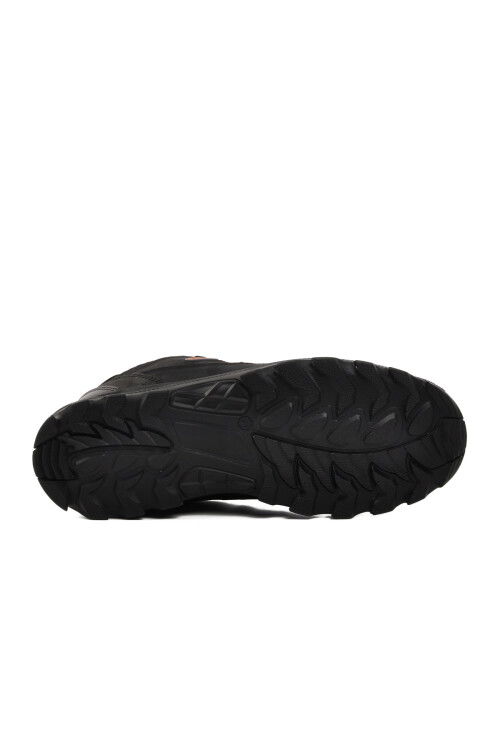 حذاء رجالي خارجي من الجلد الطبيعي باللون الأسود M5537 M