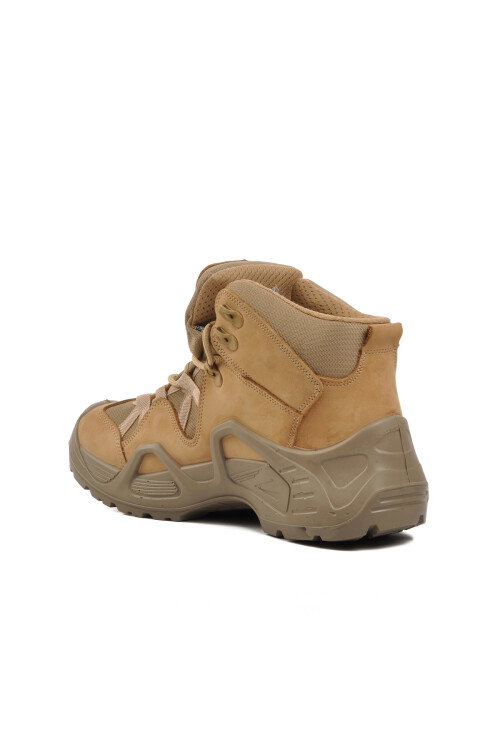 Beige Nubuck Waterproof Mens Outdoor Boots P1492 M