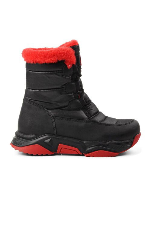 حذاء فروي أسود للأطفال BN-30402 F