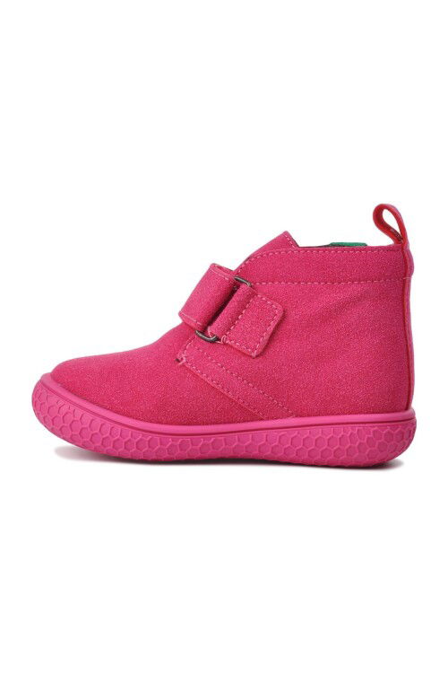 Pink Velcro Baby Boots BN-30490 B