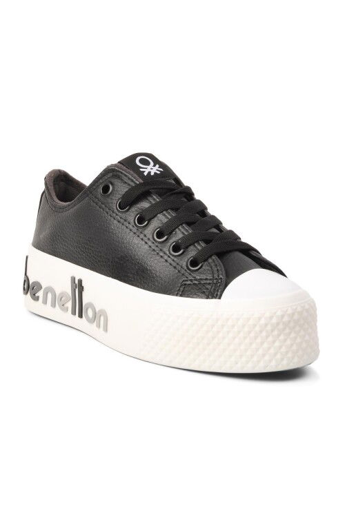 Siyah Bağcıklı Kadın Spor Ayakkabı BN-30867 Z