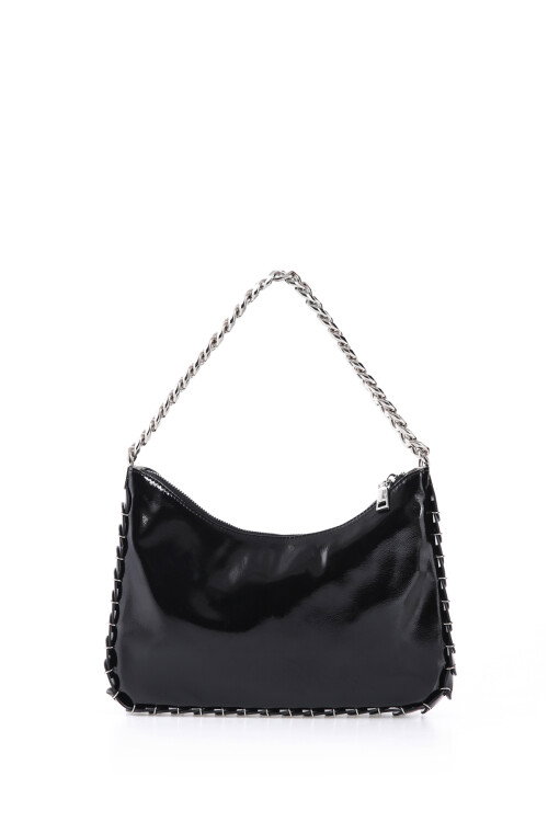 Black Womens Shoulder Bag CCS London 17164 Bag