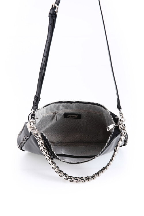 Black Womens Shoulder Bag CCS London 17164 Bag
