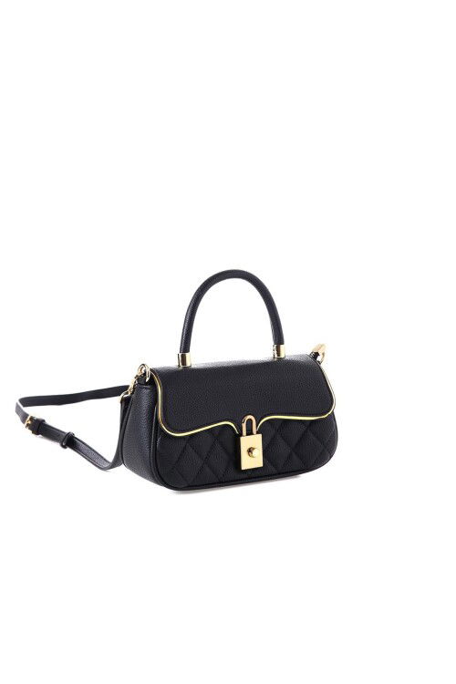 Black Womens Shoulder Bag CCS London 17194 Bag