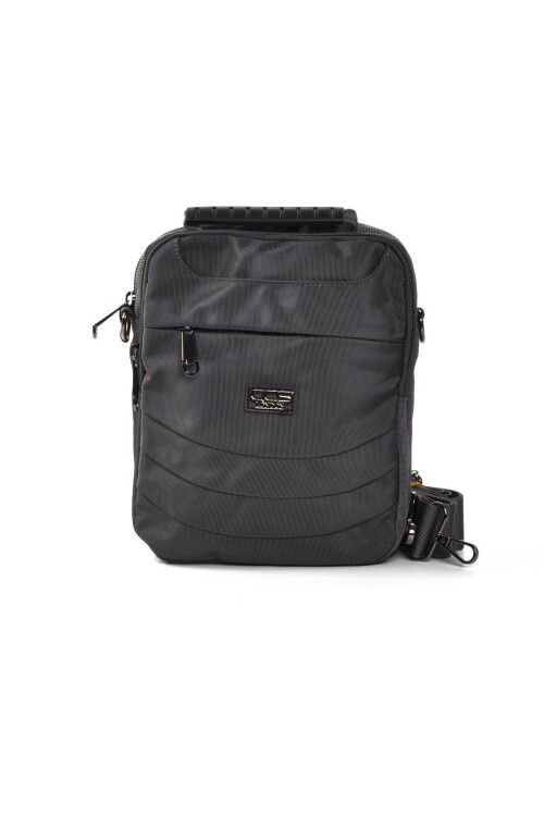 Gray Mens Hand and Shoulder Bag 31387