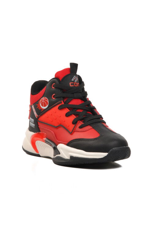 Red Unisex Kids Basketball Shoes London-25K F