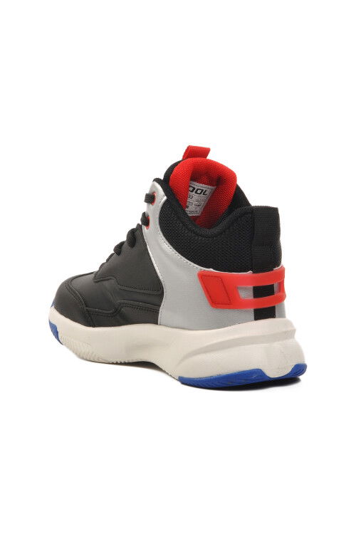 Black-Red Unisex Kids Basketball Shoes London-25K F
