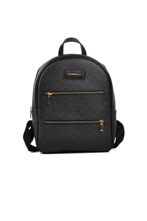 حقيبة كتف نسائية من الجلد الصناعي باللون الأسود 4A72