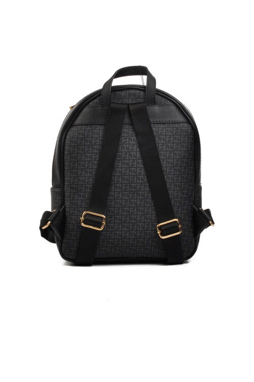 حقيبة كتف نسائية من الجلد الصناعي باللون الأسود 4A72